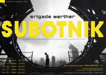 BRIGADE WERTHER - SUBOTNIK - Electric Theater