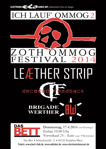 BRIGADE WERTHER plays at Zoth Ommog Festival 2014